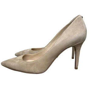 Sam Edelman Nude Pumps Suede Pointed Toe Size 9.5